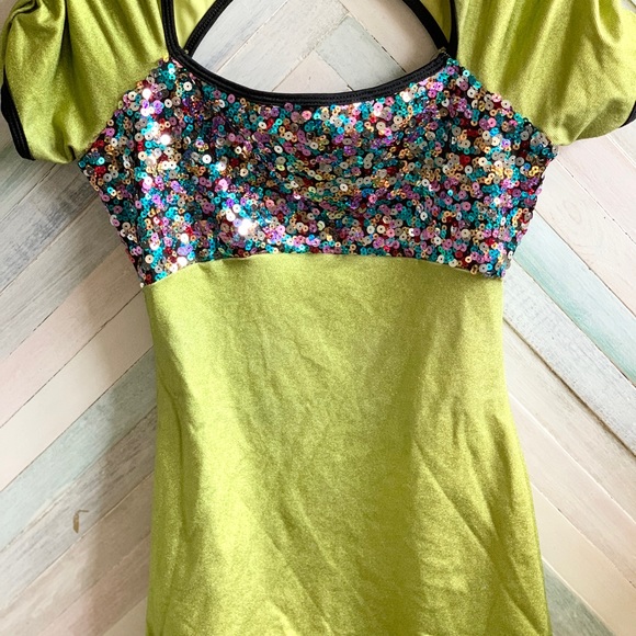 Custom made dance wear.  Spandex one piece - Picture 4 of 5